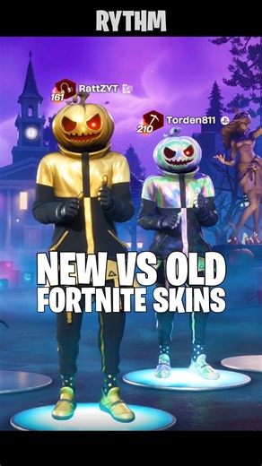 NEW VS OLD 🥹 #fortnite #trendingshorts #halloween #newvsold #viralsong #ritmo