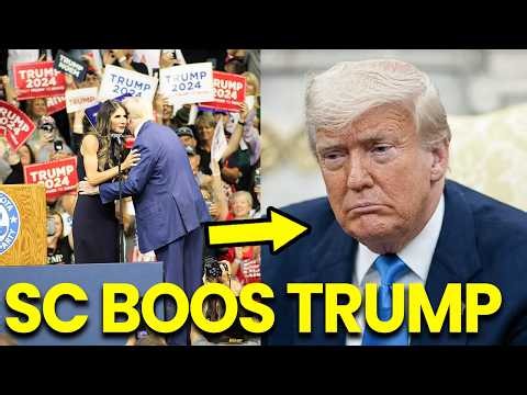 Trump GETS BOOED by TINY CROWD in SOUTH CAROLINA!!