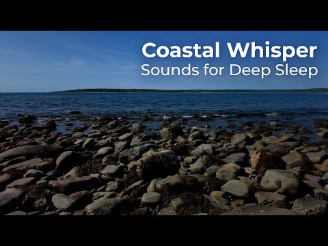 Gentle Waves on a Rocky Shore for Deep Sleep | 10 Hour Grounded Slumber Soundscape
