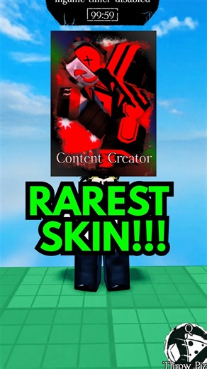 This is the NEW Rarest Skin In Forsaken... #roblox #forsaken