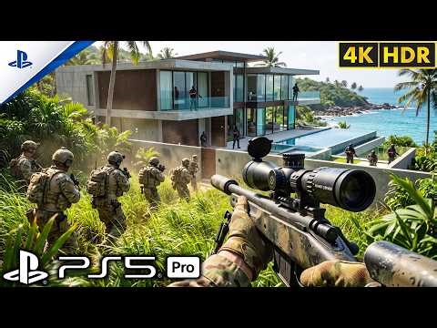 (PS5) High-Risk Mansion Raid Clean House Mission | Realistic Gameplay [4K60FPS] Call of Duty