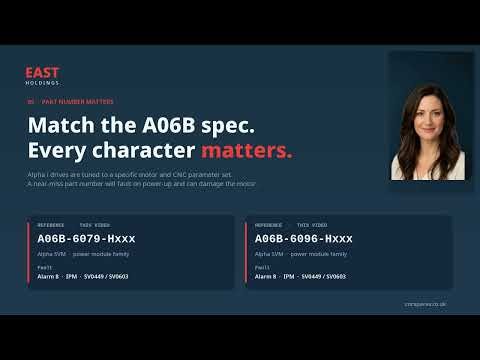 Fanuc Servo Amplifier Alarm 8 — Step-by-Step Repair Guide 6079, 6096