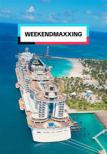 Minimum PTO, maximum weekend. 🌊✨ #weekendmaxxing #MSCCruises | Cruises