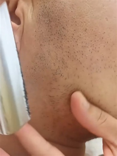 part341 Satisfying Traditional Straight Razor Shave 💈 #barber #asmr #shaving #straightrazor #barbershop #satisfying #relaxing #grooming #fyp