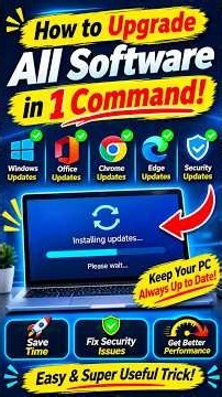 Update All Windows Software With ONE Command! 🤯💻