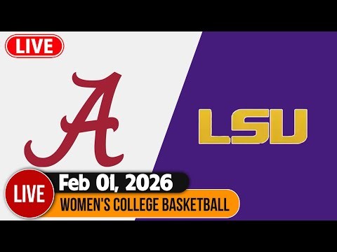 [LIVE] Alabama vs LSU 02/01/2026 | Women's College Basketball | NCAAW Today