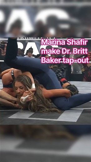 Marina Shafir make Dr. Britt Baker tap-out
