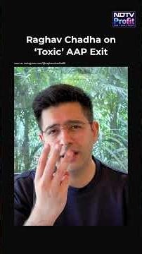 Raghav Chadha Breaks Silence On ‘Toxic’ AAP Exit #shorts