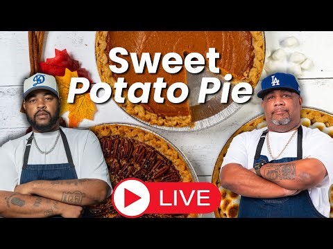 Making Sweet Potato Pie LIVE