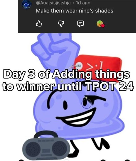 Day 3 of adding things to winner until TPOT 24