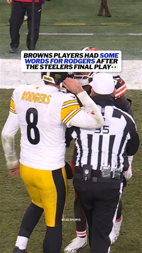 Devin Bush exchanged words with Rodgers after the Steelers final offensive possession
