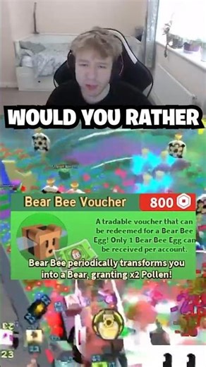 WOULD YOU RATHER BEE SWARM SIMULATOR EDITION