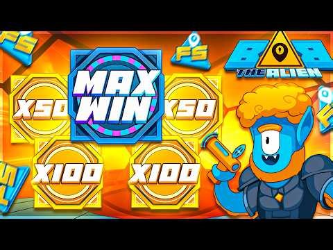 MAX WIN On BOB THE ALIEN SLOT!! (BACK TO BACK)