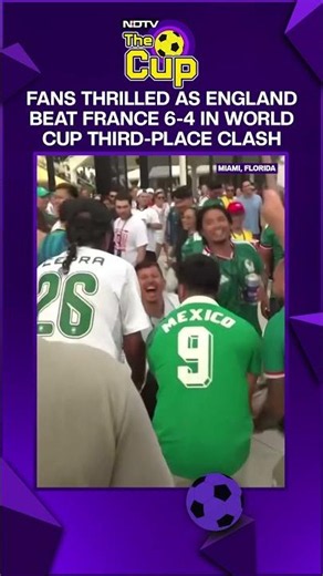 FIFA World Cup 2026 | France vs England | England Fans Erupt After Thrilling 6-4 Win Over France