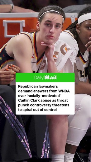 A group of Republican lawmakers have waded into the WNBA controversy surrounding Indiana Fever star