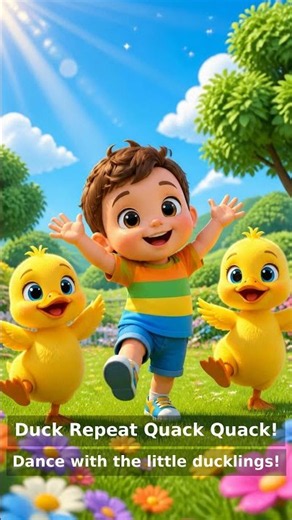Duck Repeat Quack Quack! 🦆🐤 Fun Dance Rhyme for Kids & Toddlers