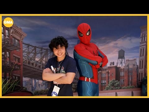 Disney's Week of Wishes visits Avengers Campus