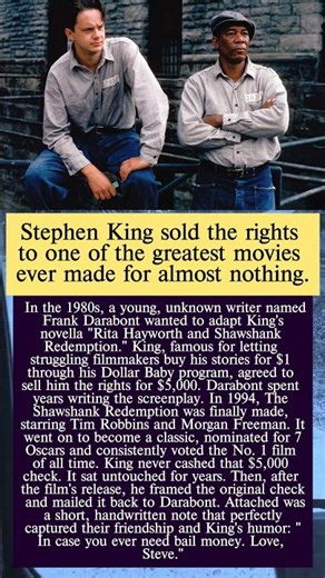 The $5,000 Check Stephen King Never Cashed 💵