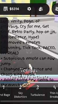 4 emotes has been removed in jjs update