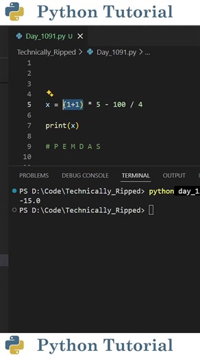 Python Order of Operations Explained | Python Tutorial