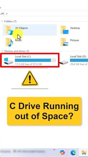 C DRIVE FULL? Do This Right Now!
