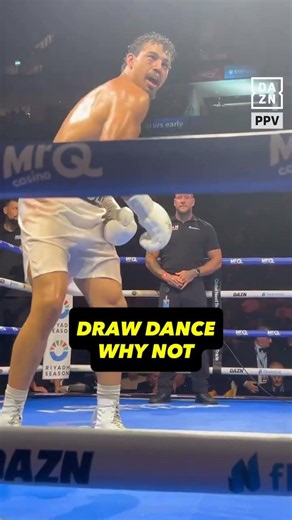 Fight ends in a draw.... oh well let's DANCE!