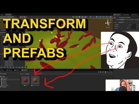 Fundamentals of Unity Transform, Translate, and Prefabs