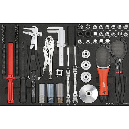 Sonic SFS tool set, 42 pcs. 604301SE 4715898543763