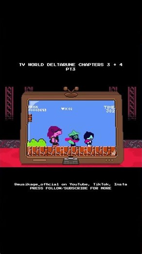 TV World [8-bit; 20A3] [16-bit; Mega Man X] (ft. @NeonCryptid ) Deltarune Chapters 3 + 4 | Part 3 #S
