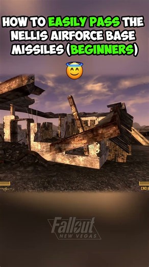 How To EASILY Pass The Nellis Air Force Base Missiles (BEGINNERS). | Fallout: New Vegas #shorts