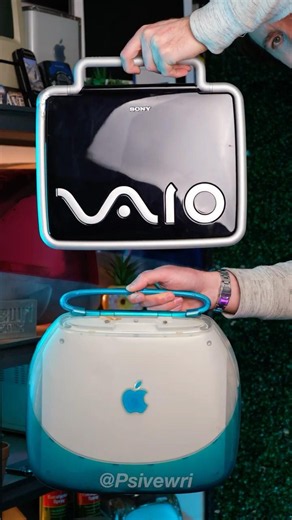 When Laptops Had Carry Handles! #retro #laptop #apple #sony #vaio