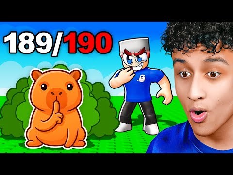 Finding EVERY CAPYBARA in Roblox Find the Capybara...