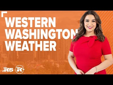 Showery on Sunday, dry Monday before rain returns Tuesday | KING 5 Weather extended forecast