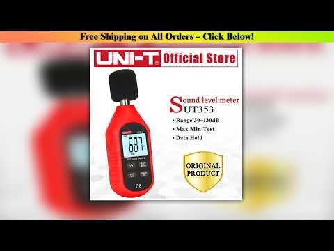UNI-T Noise Meter UT353 UT353BT Sound Level Meter 30~130 dB Meter Decibel Meter Sound Detector