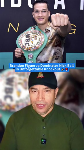 What a showdown! Brandon Figueroa knocked out Nick Ball in Round 12, capturing the hearts of fans and the title of world champion in three divisions. Did you catch this epic fight? Share your thoughts in the comments below! 🥊👊 #Boxing #KO #FightNight #BrandonFigueroa #NickBall #BoxingChampion #FightingSpirit #LanetadelBoxeo #KnockoutOfTheYear