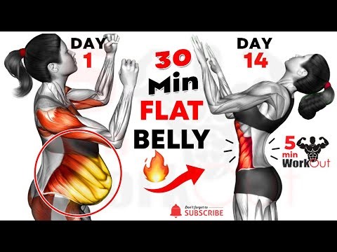 The Best 30-Min Standing Abs Exercises for Belly Fat Reduction! 🔥 2 Week Flat Belly Workout