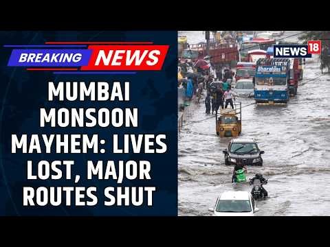 Mumbai Monsoon Chaos Deepens As Landslide, Flooding And Rail Disruptions Hit City Hard | News18