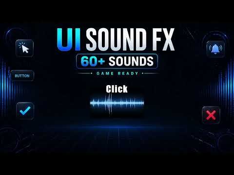 UI Sound Effects Pack – Clicks, Errors, Notifications (78 Sounds)