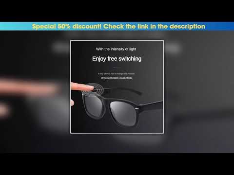 Top Chameleon Driving Glasses LCD Polarized Sunglasses Men Women Electronic Transmittance 7-level A
