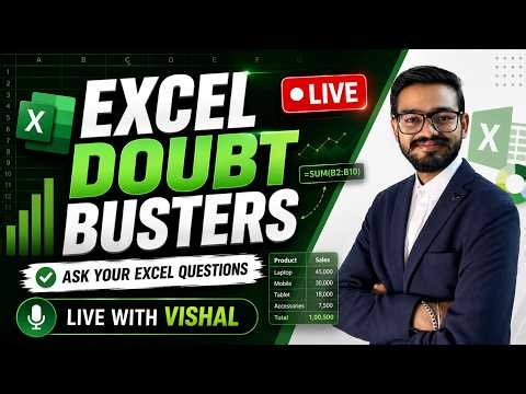 Excel Doubt Busters – EP 01 | Live Excel Q&A