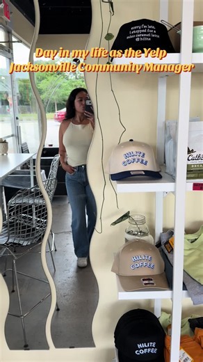 Everyday looks different but this was a fun day! Love supporting local businesses in Jacksonville and connecting with the Yelp community here🫶🏻 #yelpelite #jacksonville #diml #communitymanager