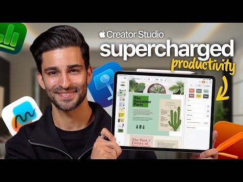 Using Keynote, Pages & Numbers on iPad with Apple Creator Studio SUPERCHARGES Productivity!