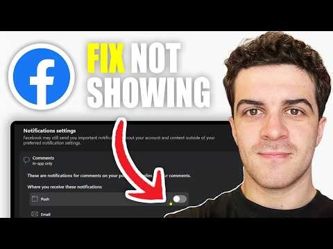 How to Fix Notifications Not Showing on Facebook (2026 Guide)