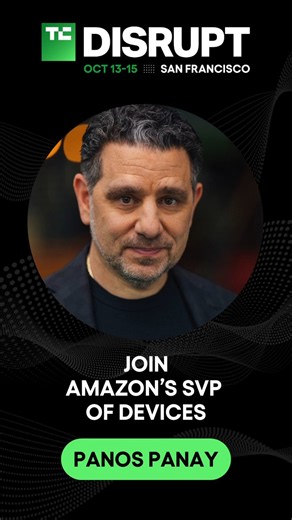 Amazon's Panos Panay is asking what comes after the smartphone, in person, at Disrupt.If you build products, back the founders who do, or want to know where consumer hardware goes next, you need to be in the room.Register now and save up to $100: https://t.co/F4yoerOX8i https://t.co/aMmmBdpfXz