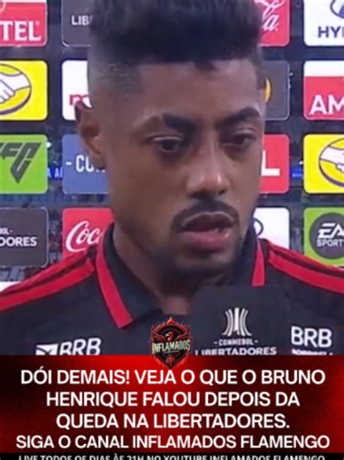 🚨 VEXAME NA LIBERTA! BRUNO HENRIQUE QUEBRA O SILÊNCIO APÓS ELIMINAÇÃO! 😭💔❌ O clima é de luto na Nação! O Flamengo tá fora da Libertadores 2026 e o Bruno Henrique veio a público mandar a real sobre a queda para o Estudiantes. Visivelmente abatido, ele admitiu que o time falhou na hora de concluir as jogadas e cobrou muito mal os pênaltis. Perder TRÊS cobranças em uma semifinal é algo que a torcida não vai engolir fácil! Toda a equipe sentiu o peso dessa eliminação. 🗣️ O tribunal tá armado: Pr