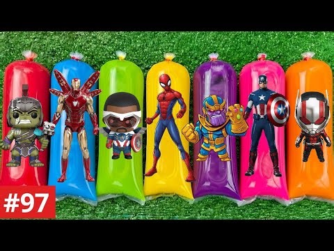 AVENGERS SUPERHERO TREASURE MARVEL #97 SPIDER-MAN, HULK, FALCON, IRON MAN, THANOS, CAPTAIN AMERICA