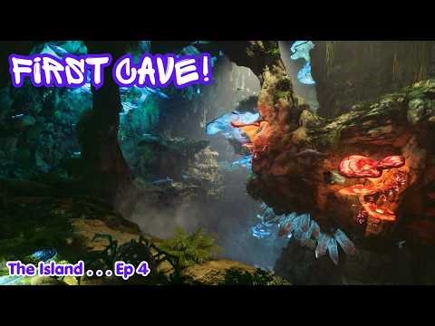 We Cleared Our First Cave! | ARK: The Island #4