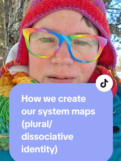 For us with our dissociative identity creating system maps has been helpful, and how we do it is by asking inside who has that knowledge and is willing to map it out for us because I don't have that knowledge. Because we are polyfragmented we have thousands and thousands of fragments that make up thousands of groups inside within some main groups, so I don't think we've mapped them all but we've mapped a fair bit. We often map by drawing out an oval, writing the main group inside and their job a