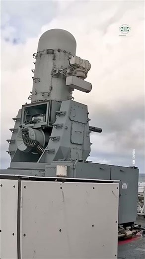 Phalanx CIWS Autocannon Firing In Action
