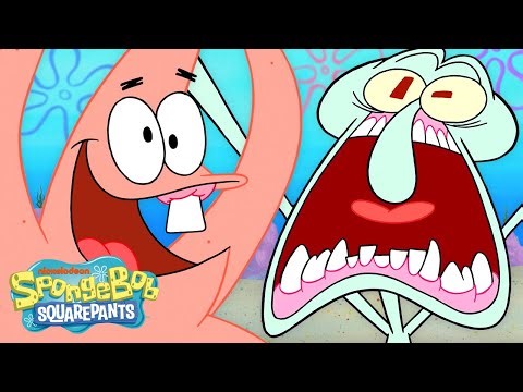 Patrick Annoys Squidward for an Hour Straight! | @SpongeBobOfficial